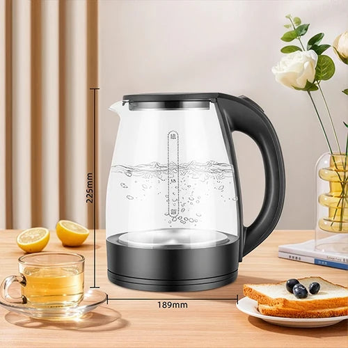 Fierbator electric din sticla 1.8L,oprire automata ,protectie la fierbere fara apa