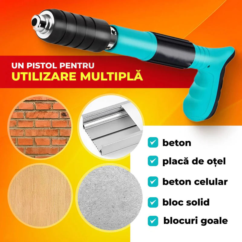 Mini Pistol manual pentru fixarea cuielor