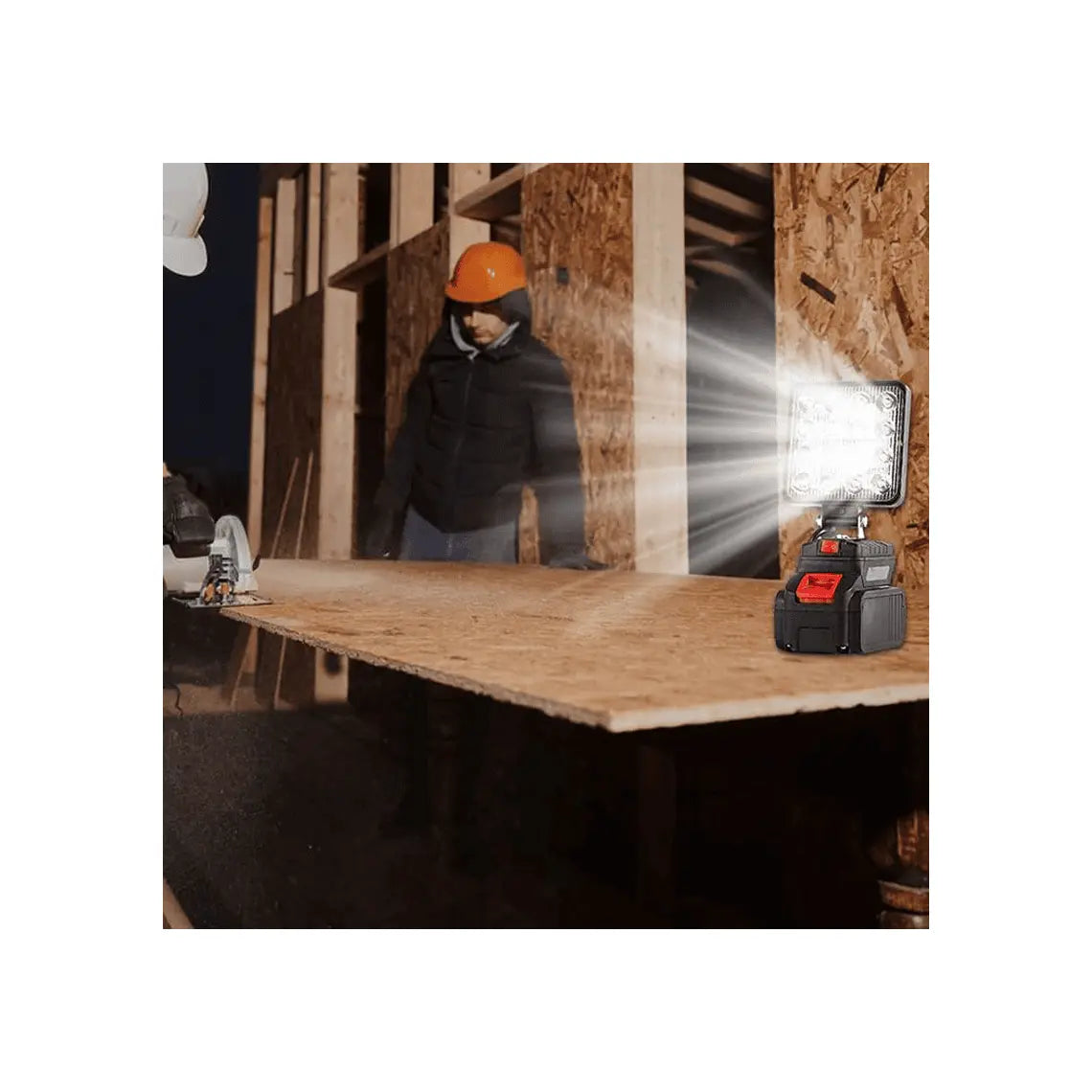 Lampa de lucru portabila, baterie li-ion 48V, proiector 48W