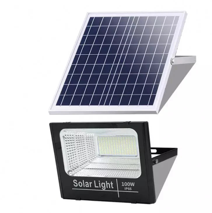 1+1 Proiector 100W , Panou Solar si telecomanda cu functii multiple