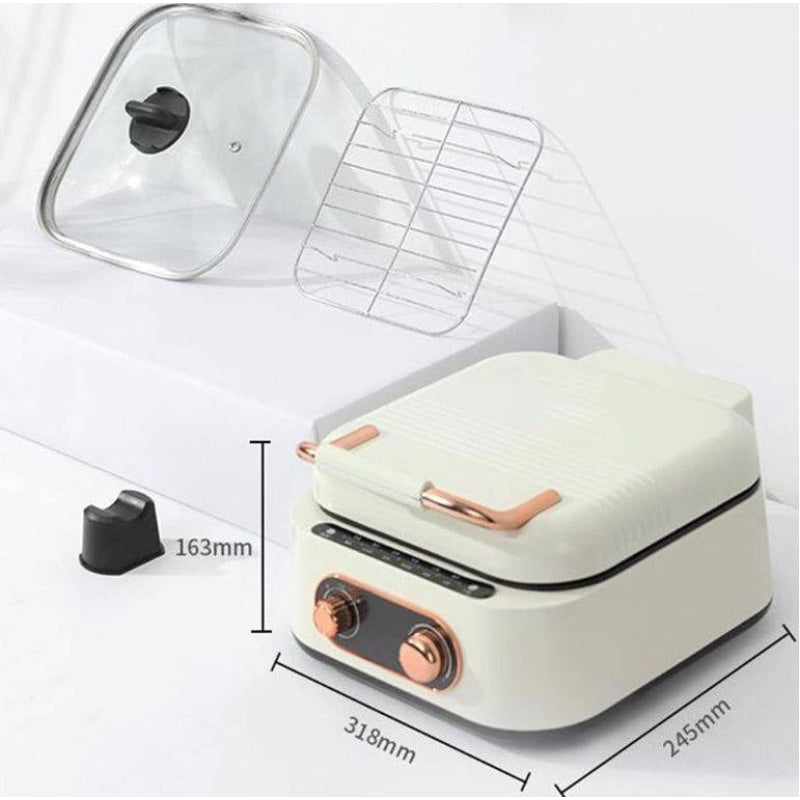 Tigaie electrică, crem , 1600 W