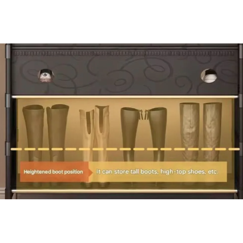 Dulap multifunctional pentru depozitarea pantofilor 5 rafturi 101x30x60