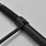 Baterie profesionala de bucatarie, cu dus flexibil, 2 functii de curgere, negru mat