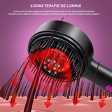 Perie Electrica Masaj Scalp 630nm LED Infrarosu,3 Moduri Masaj,Aplicator Ulei 6 ml