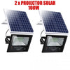 1+1 Proiector 100W , Panou Solar si telecomanda cu functii multiple