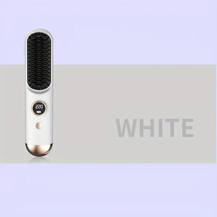 Perie de par electrica , incarcabila USB, design compact, tehnologie cu ioni negativi, pentru toate tipurile de par