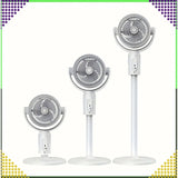 Ventilator fara fir, de birou, 5 viteze, oscilare automata, alb, 38x24.5cm