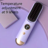 Perie de par electrica , incarcabila USB, design compact, tehnologie cu ioni negativi, pentru toate tipurile de par