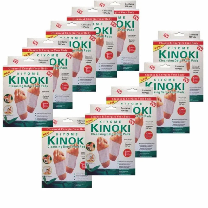100 de plasturi kinoki, pachet complet detoxifiere, pentru intreaga familie