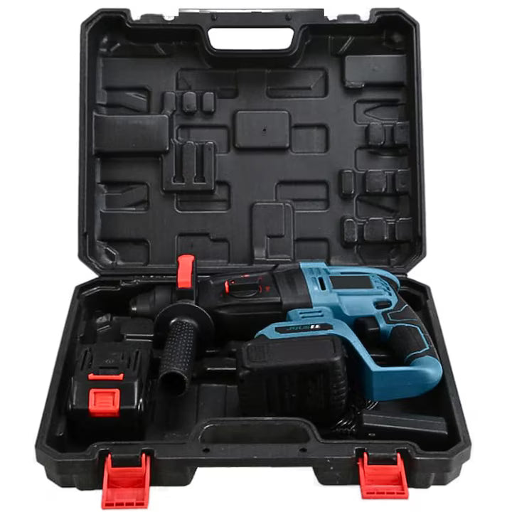 Ciocan Rotopercutor 48V , 0-1200RPM, 3 functii, 2 acumulatori