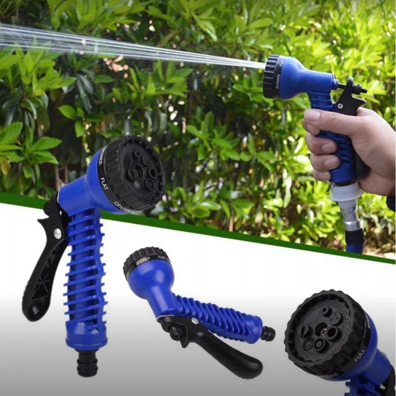 Furtun extensibil de gradina de 45 metri + dispozitiv pentru pulverizarea apei