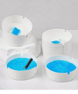 Set 25 de scrumiere de unica folosinta,cu gel