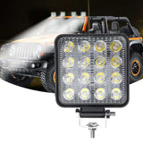 Set 8 Bucati Proiectore LED Auto, Offroad, 48W, 12V-24V