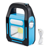 Lanterna de mana cu incarcare solara/USB, C115,10W