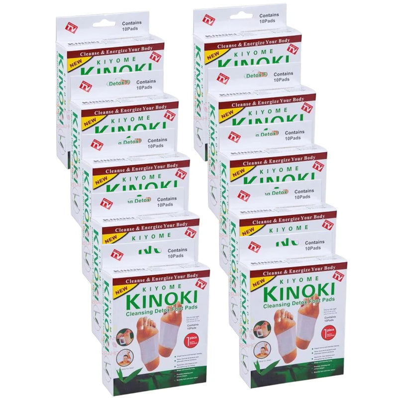 100 de plasturi kinoki, pachet complet detoxifiere, pentru intreaga familie