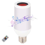 Bec bluetooth LED cu boxa RGBW, telecomanda, 9W