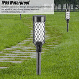 Set 2 x Lampa solara de gradina,decorativa, lumina calda, impermeabila IP65