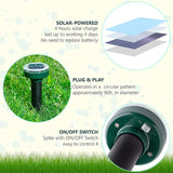 Set 4 aparate ultrasunete pentru rozatoare,solare