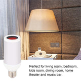 Bec bluetooth LED cu boxa RGBW, telecomanda, 9W