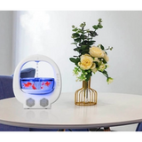 Umidificator multifunctional, bol pentru pesti, picatura de apa, boxa bluetooth, difuzor de aroma, 6 culori RGB, pentru relaxare